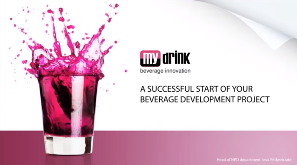 MyDrink Beverages Webinar