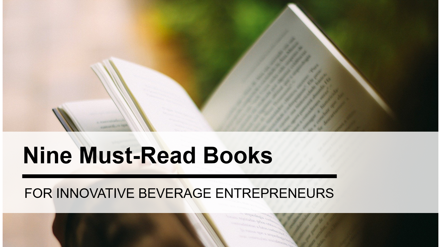 Must Read Books Beverage Entrepreneurs