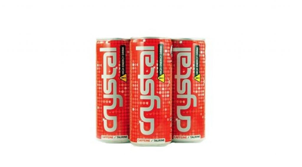 Crystal energy drink in Norway